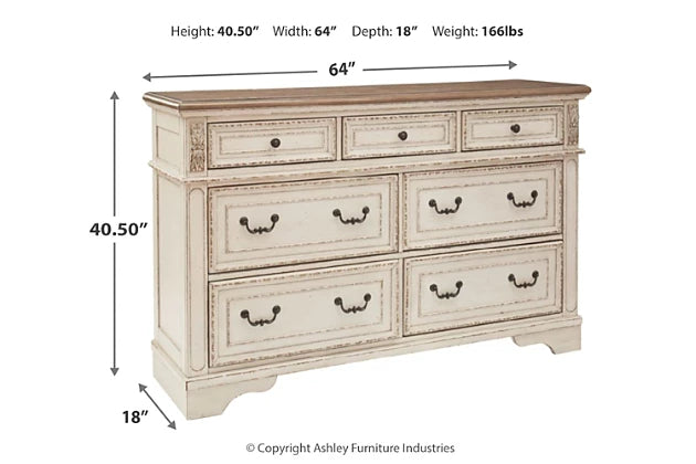 Realyn 7 Drawer Dresser