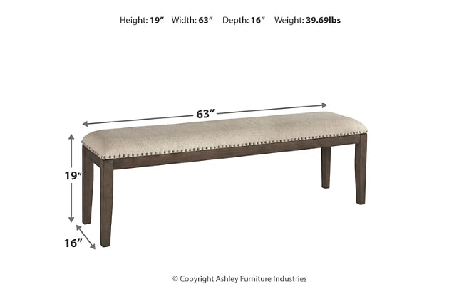 Johnelle Dining Bench