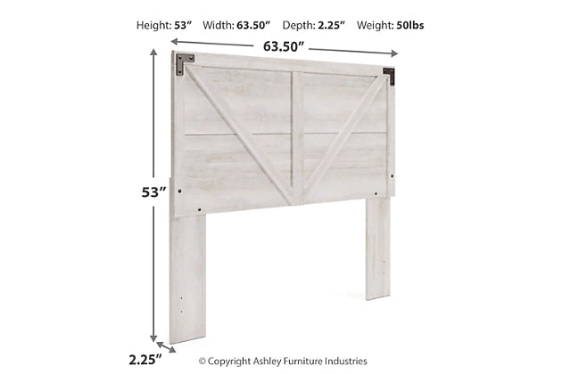 Shawburn Queen Crossbuck Panel Headboard