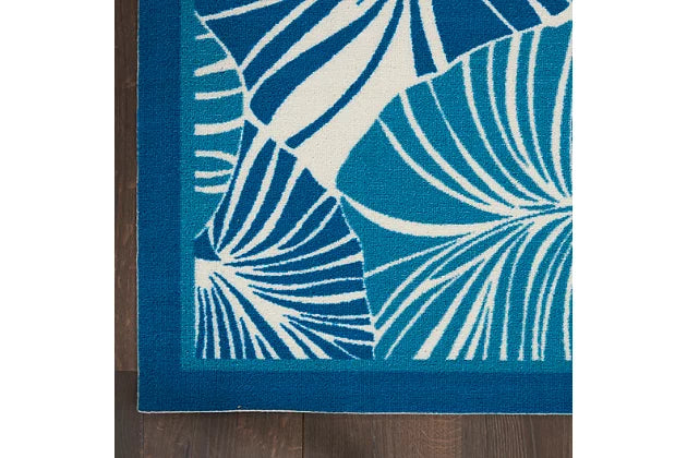Waverly Sun N' Shade 5'3" x 7'5" Botanical Outdoor Rug